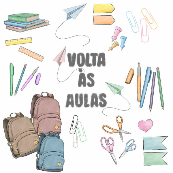 Volta as aulas - Ilustrações